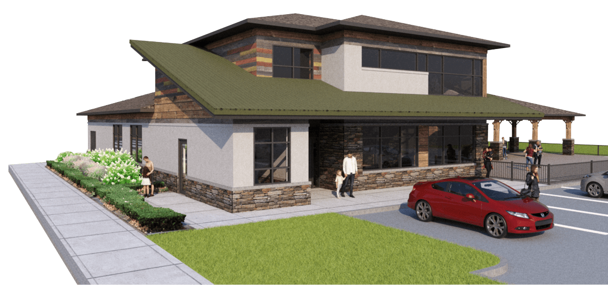 rendering of a custom designed home
